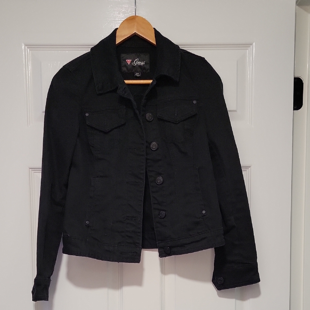 Guess Women's Dark Denim Jacket